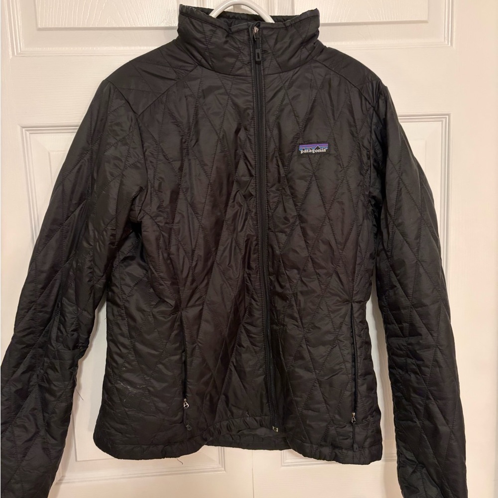 Patagonia Women's Diamond quilted bomber Black Jacket